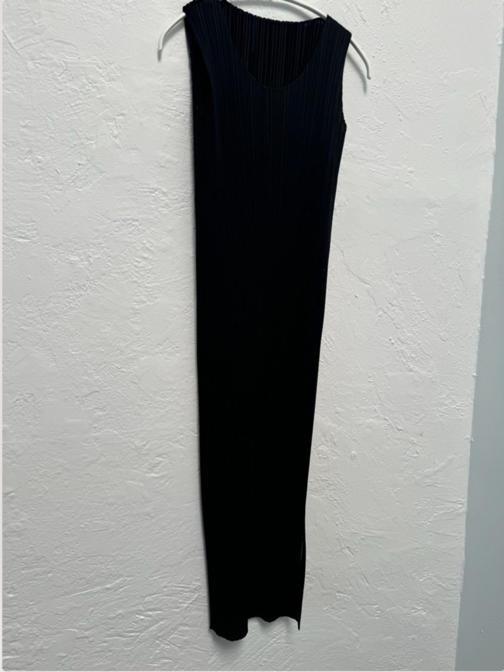 PLEATS PLEASE Issey MIYAKE Vintage Midi Dress Black Sz 1 - Picture 4 of 9